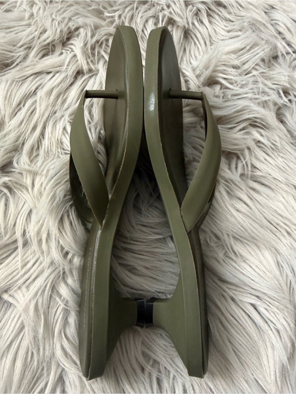 JEFFREY CAMPBELL Lollipop Kitten Heel Sandal in Khaki Matte Size 7 - Picture 5 of 10